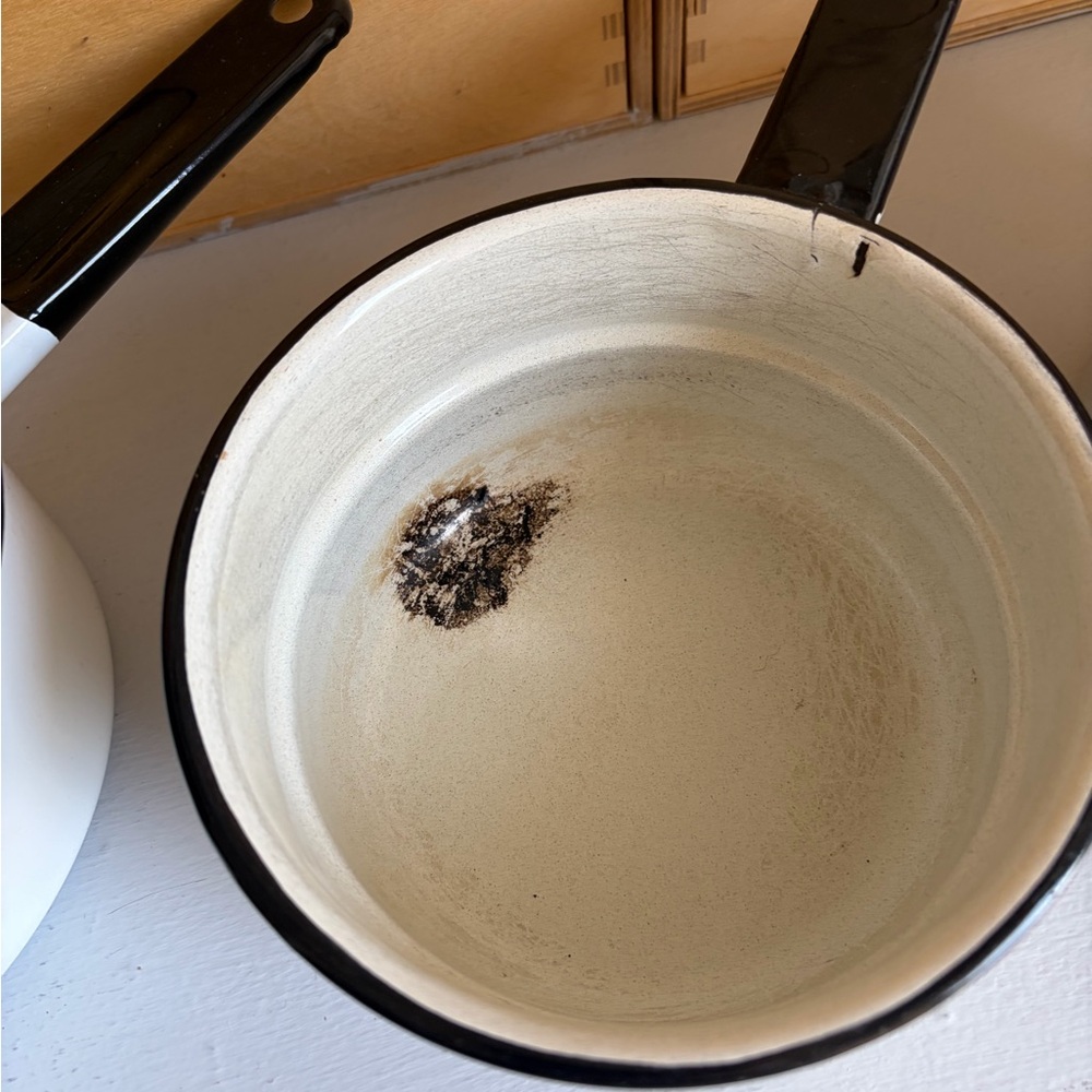 White Enamel Cookware Set - Picture 4 of 6